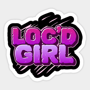 Loc'd Girl Sticker